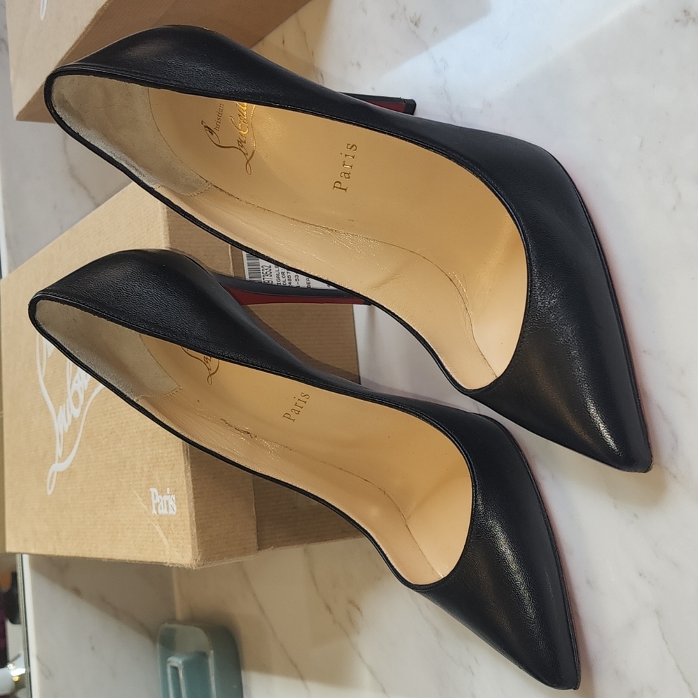 Christian Louboutin Pigalle Follies 100mm Black size 39.5